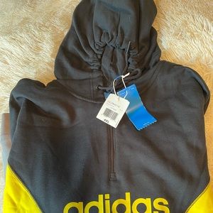 Men’s size 4XL Adidas quarter zip hoodie NWT